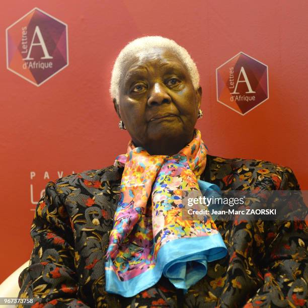 Portrait de la camerounaise Christiane Yandé Diop, la première femme noire dirigeant une grande maison d?édition à Paris, aujourd?hui directrice des...