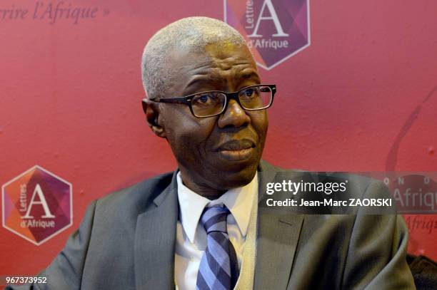 Portrait du philosophe sénégalais Souleymane Bachir Diagne, professeur de langue française à la Columbia University et spécialiste de l'histoire des...