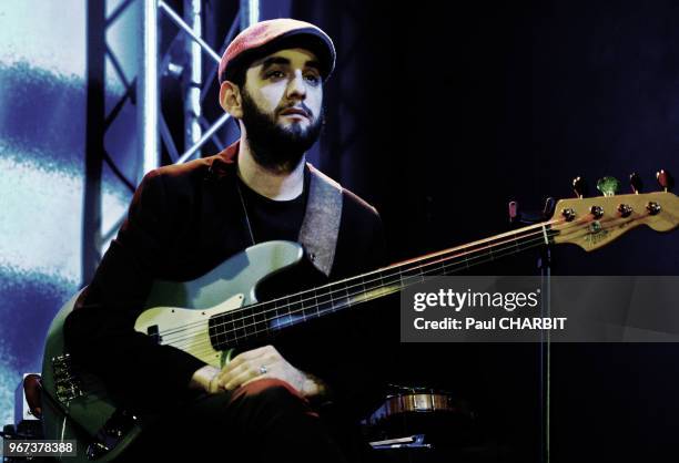 Yogev Glusman en concert live au 'New Morning' le 24 fevrier 2016, à Paris, France.