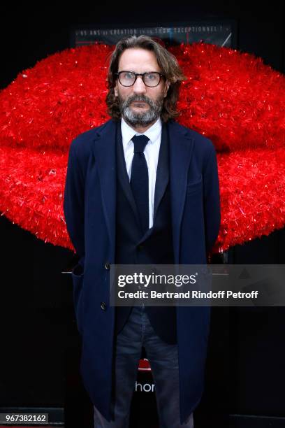 Autor of the preface of the book "Illusions dangereuses", Frederic Beigbeder attends the "Illusions Dangereuses" Release Party - Vitaly Malkin @Crazy...