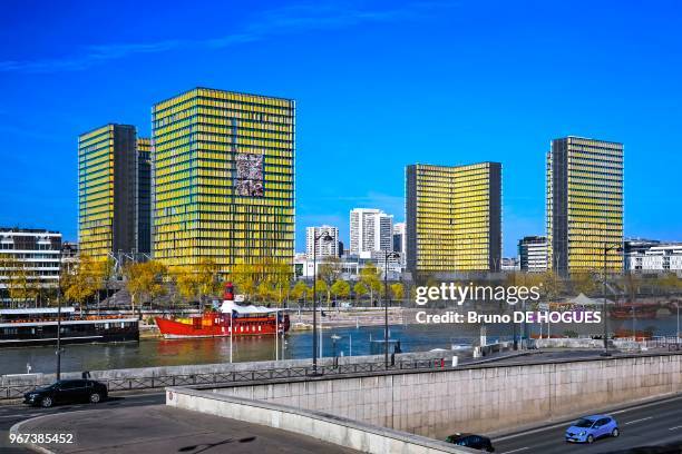 Bibliothèque Nationale de France François Mitterrand, 20 avril 2016, Paris, France.