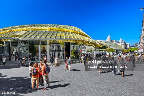 La Canopée du nouveau Forum des Halles le 22 Août 2016 à Paris.