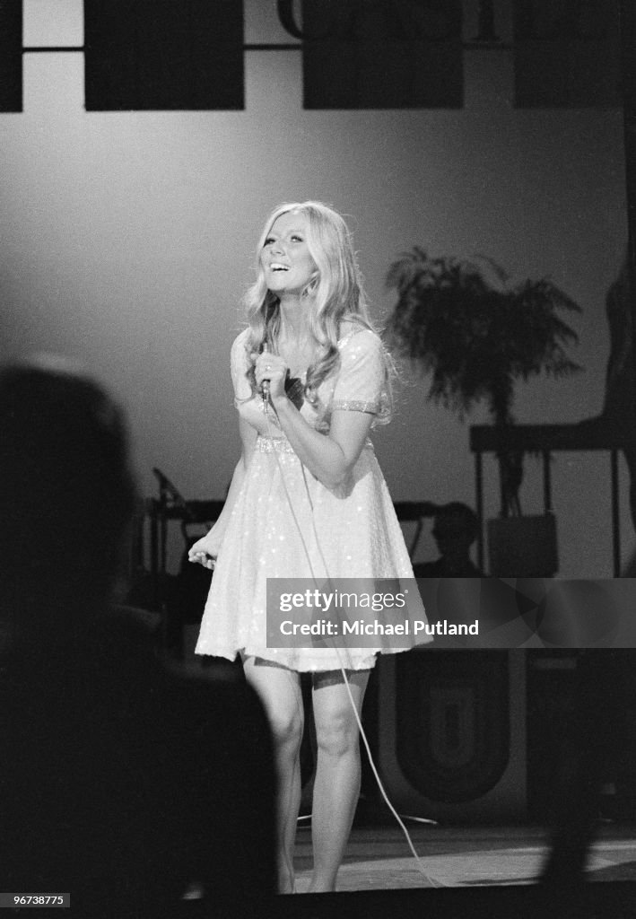 Cloder Rodgers Irish singer Clodagh Rodgers performing on BBC TV, London, 1970. News ...
