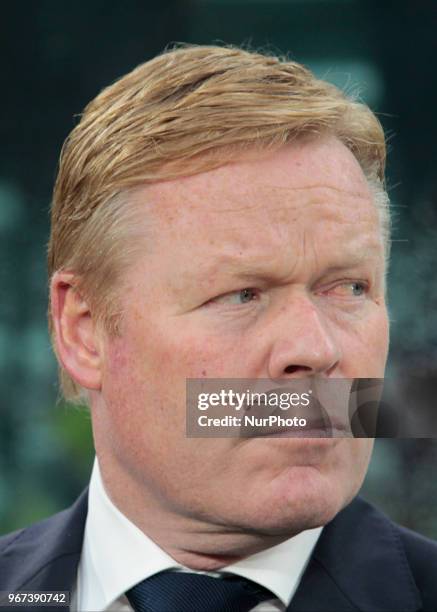 Ronald Koeman during the International Friendly match between Italy v Holland at the Allianz Stadium on June 4, 2018 in Turin, Italy. .
