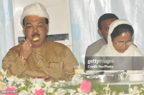 Mamata Banerjee Chief Minister of West Bengal and Chief of All India Trinamool Congress Political party and Kolkata Corporation Mayor Sovon...