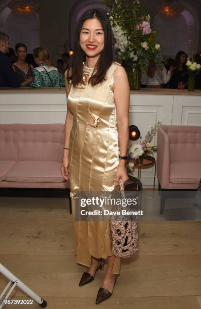 Rejina Pyo attends THE ELLE LIST 2018 in association with THEOUTNET.COM at Spring at Somerset House on June 4, 2018 in London, England.