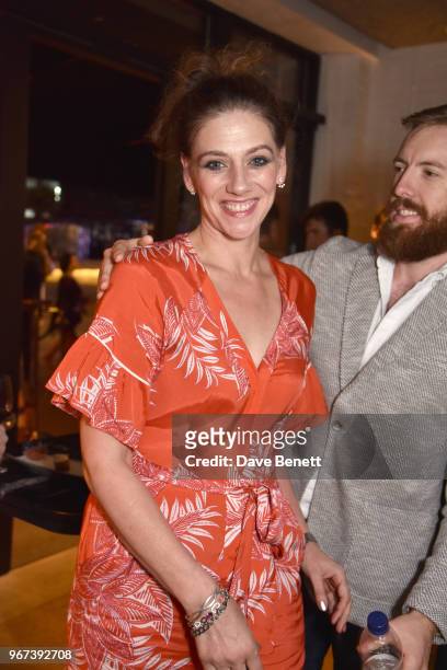 Neve McIntosh attends the press night after party for "Killer Joe" at Leicester Square Kitchen on June 4, 2018 in London, England.