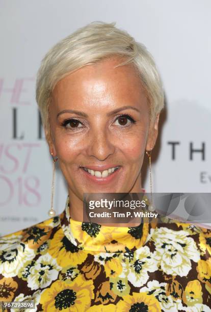Editor-in-Cheif of Elle Anne-Marie Curtis attends The ELLE List 2018 at Somerset House on June 4, 2018 in London, England.