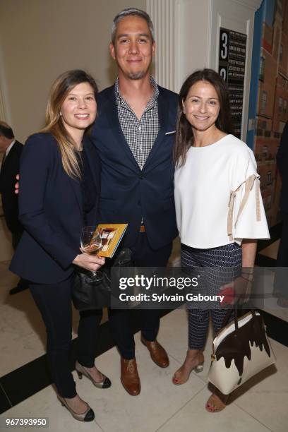 Stephanie Hodor, Alan Fiocchi and Deborah Kern attend Museum of the City of New York Spring Symposium & Luncheon on June 4, 2018 in New York City.