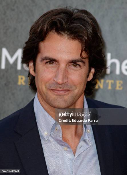Actor Alex Adrover attends the 'Masterchef' restaurant opening photocall on June 4, 2018 in Madrid, Spain.