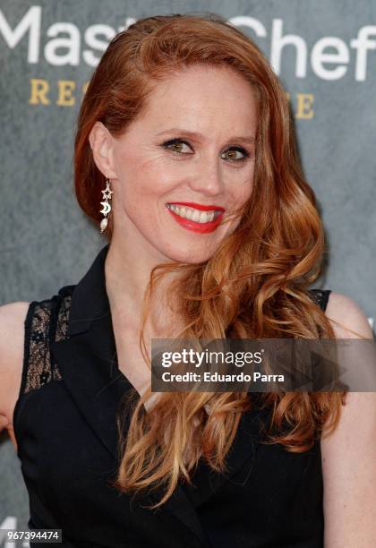 Actress Maria Castro attends the 'Masterchef' restaurant opening photocall on June 4, 2018 in Madrid, Spain.