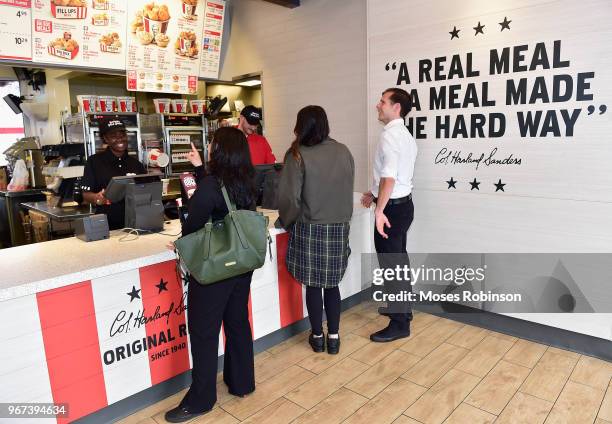 Promotional Atmosphhere at KFC on April 4, 2018 in Orangeburg, South Carolina.