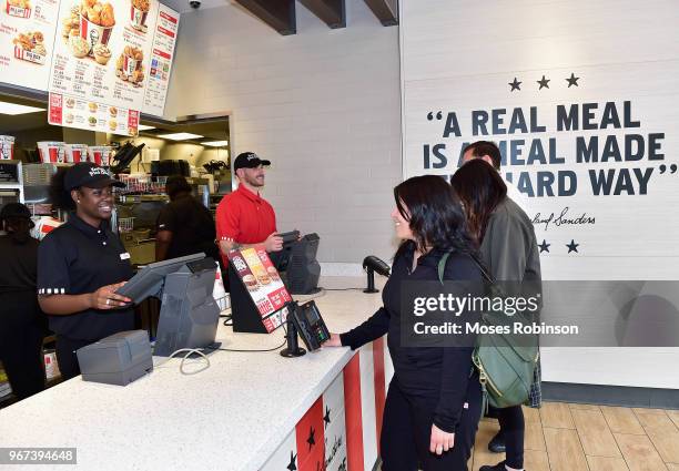 Promotional Atmosphhere at KFC on April 4, 2018 in Orangeburg, South Carolina.