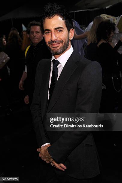 Designer Marc Jacobs attends the Marc Jacobs Women's Collection 2010 Show at the NY State Armory on February 15, 2010 in New York City.