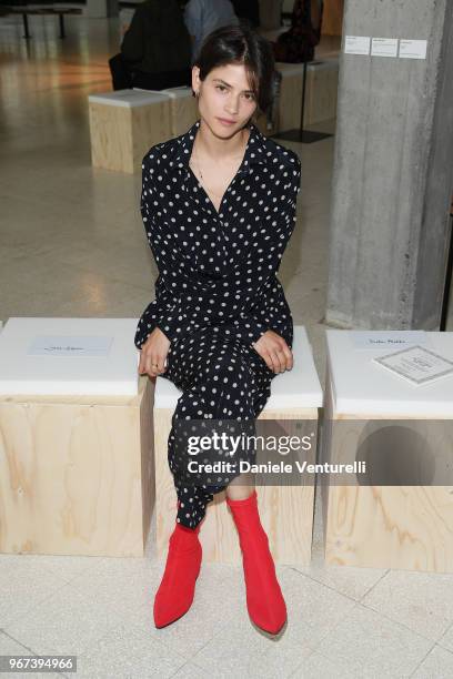 Alba Galocha attends Max Mara Resort Show 2019 at Collezione Maramotti on June 4, 2018 in Reggio nell'Emilia, Italy.