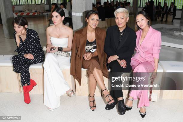 Alba Galocha, Diala Makki, wearing Max Mara, Alexandra Shipp, wearing Max Mara, Bryan Boy, wearing Max Mara, and Aimee Song, wearing Max Mara, attend...