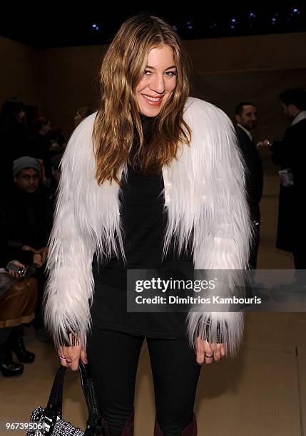 Nylon Magazine Style Director Dani Stahl attends the Marc Jacobs Women's Collection 2010 Show at the NY State Armory on February 15, 2010 in New York...