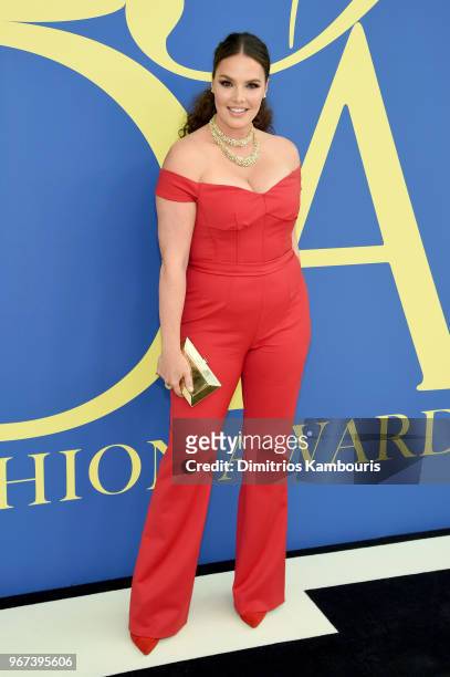Candice Huffine attends the 2018 CFDA Fashion Awards at Brooklyn Museum on June 4, 2018 in New York City.