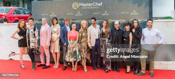 Maria Castro, Antoni Dell´Atte, Boris Izaguirre, Dafne Fernandez, Paula Prendes, Carmen Lomana, Oscar Higares, Santiago Segura, Paz Vega and Mario...