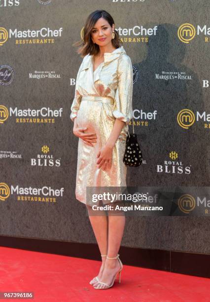 Dafne Fernandez attends 'Masterchef' Restaurant Opening on June 4, 2018 in Madrid, Spain.