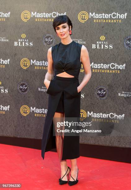 Paz Vega attends 'Masterchef' Restaurant Opening on June 4, 2018 in Madrid, Spain.