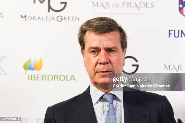 Cayetano Martinez de Irujo attends 'Thinking In Your Cloud' charity dinner at the Lux restaurant on June 4, 2018 in Madrid, Spain.