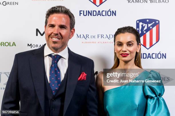 Bosco James and Norma Ruiz attend 'Thinking In Your Cloud' charity dinner at the Lux restaurant on June 4, 2018 in Madrid, Spain.