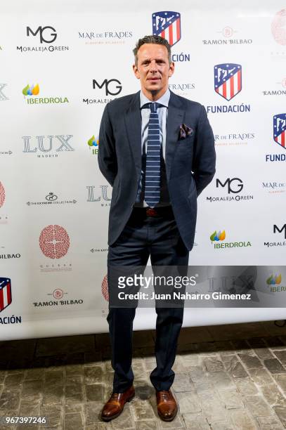 Joaquin Prat attends 'Thinking In Your Cloud' charity dinner at the Lux restaurant on June 4, 2018 in Madrid, Spain.