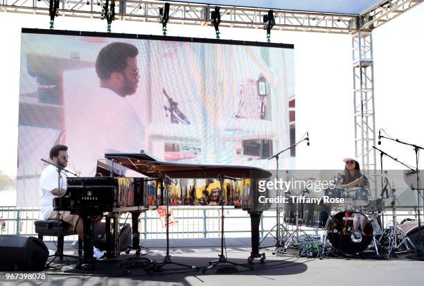 Craig Robinson performs onstage at the 8th Annual Pedal On The Pier Fundraiser at Santa Monica Pier on June 3, 2018 in Santa Monica, California.