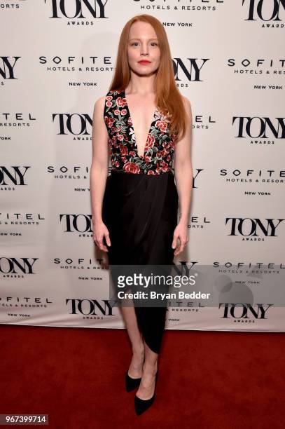 Lauren Ambrose attends the Tony Honors Cocktail Party Presenting The 2018 Tony Honors For Excellence In The Theatre And Honoring The 2018 Special...