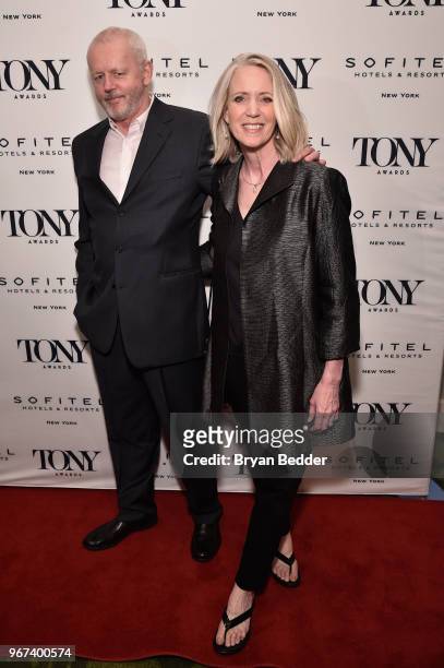 David Morse and Susan Wheeler Duff attend the Tony Honors Cocktail Party Presenting The 2018 Tony Honors For Excellence In The Theatre And Honoring...