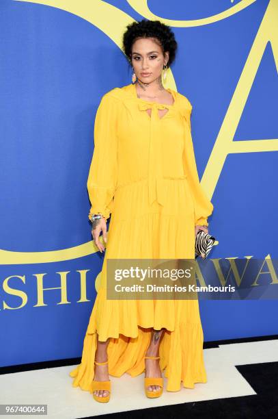 Kehlani attends the 2018 CFDA Fashion Awards at Brooklyn Museum on June 4, 2018 in New York City.