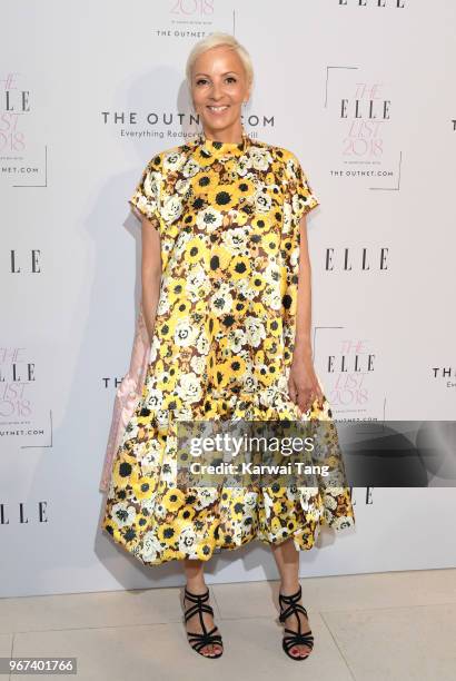 Anne-Marie Curtis attends The ELLE List 2018 at Spring at Somerset House on June 4, 2018 in London, England.