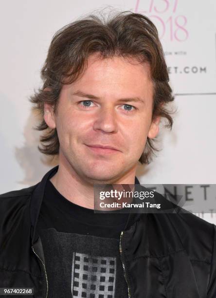 Christopher Kane attends The ELLE List 2018 at Spring at Somerset House on June 4, 2018 in London, England.