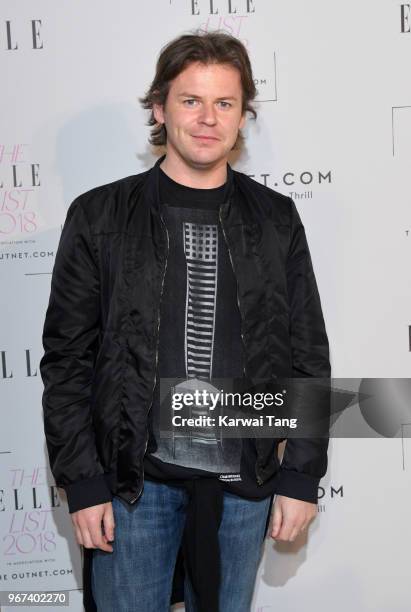 Christopher Kane attends The ELLE List 2018 at Spring at Somerset House on June 4, 2018 in London, England.