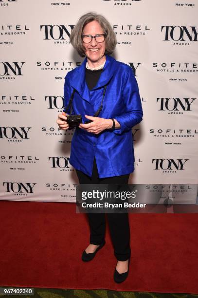 Sara Krulwich attends the Tony Honors Cocktail Party Presenting The 2018 Tony Honors For Excellence In The Theatre And Honoring The 2018 Special...