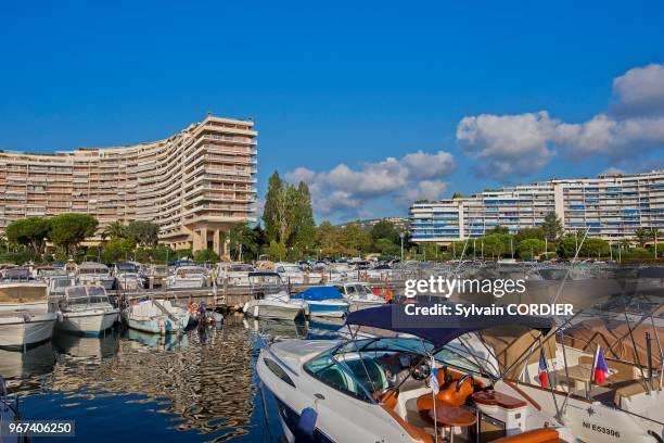 France,Alpes-Maritimes ,Mandelieu la Napoule, port de plaisance La Napoule.