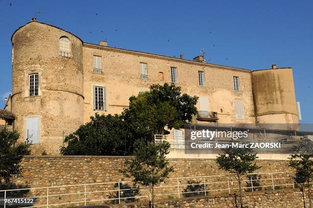 Le chateau d'Oraison, commune située dans le département des Alpes de Haute Provence en region Provence Alpes Côte d'Azur, en France.