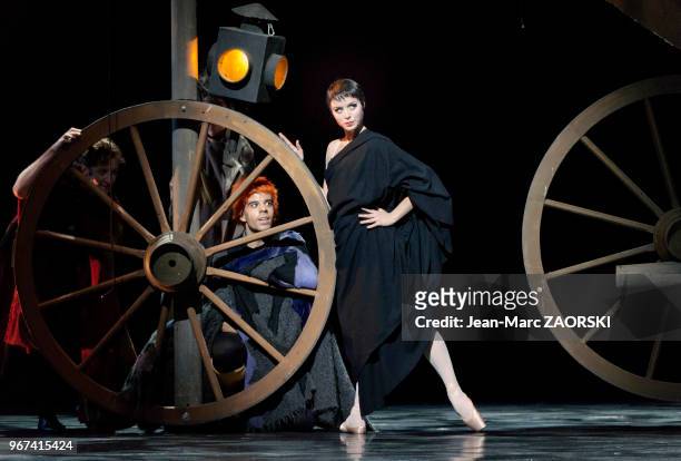 Jacqueline Baby , danseuse du Ballet de l'Opéra de Lyon, interprète 'Carmen' de Roland Petit , musique de Georges Bizet, le 31 octobre 2015 à l'Opéra...