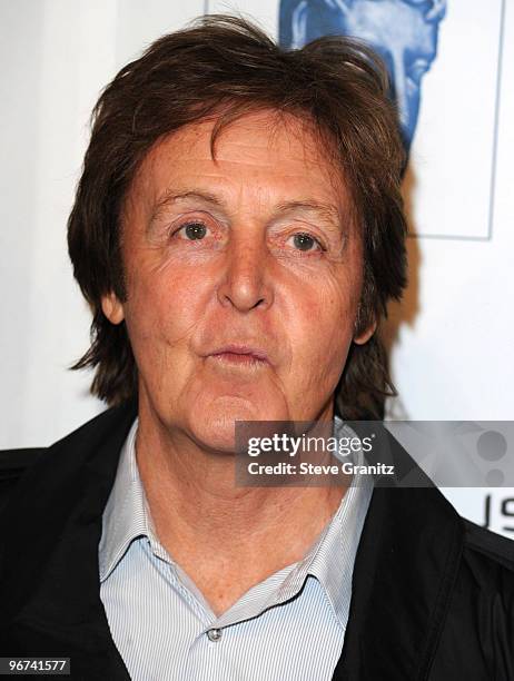 Sir Paul McCartney attends the BAFTA/LA's 16th Annual Awards Season Tea Party at Beverly Hills Hotel on January 16, 2010 in Beverly Hills, California.