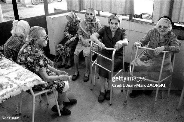 Hospice Chiavary à Arles en France, le 13 juillet 1979.