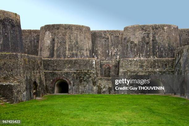 Four à chaux du Rey, Musée Maritime de Regnéville-sur-mer dans le Cotentin, Normandie, France.