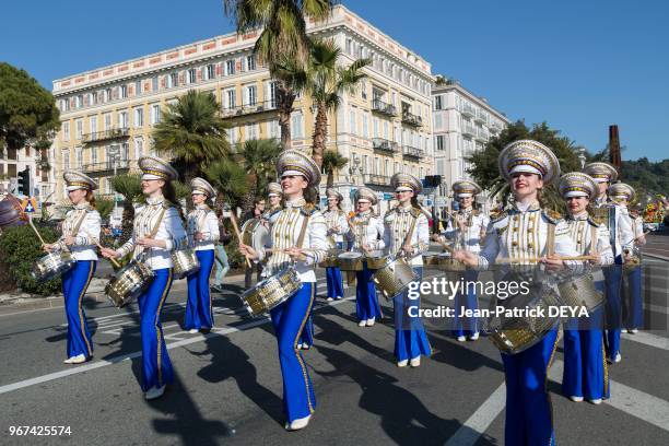 Défilé du carnaval de Nice le 17 février 2015, Nice, France.