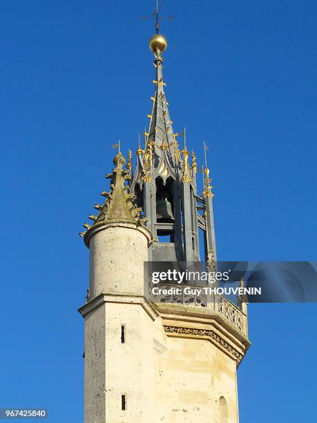 Tour de l'Horloge du 15eme siècle, 25 janvier 2014, Evreux, Eure, Normandie, France.