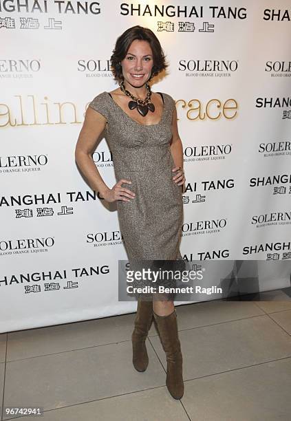 Personality LuAnn de Lesseps attends the "Falling For Grace" premiere at the Asia Society on January 26, 2010 in New York City.