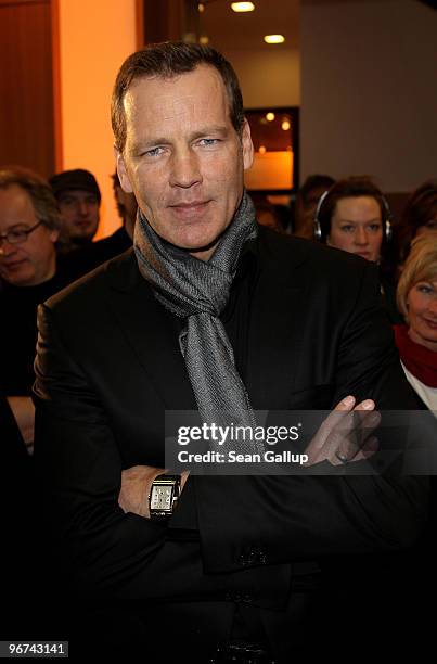 Actor Henry Maske attends the Berlinale reception at the Hesse state government representation on February 16, 2010 in Berlin, Germany.
