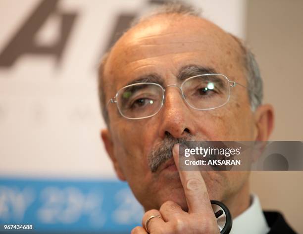 Filippo Bagnato, ceo of ATR attends ATR annual press conference in Colomiers near Toulouse , southern France, on wenesday, Jan. 23, 2013. The...