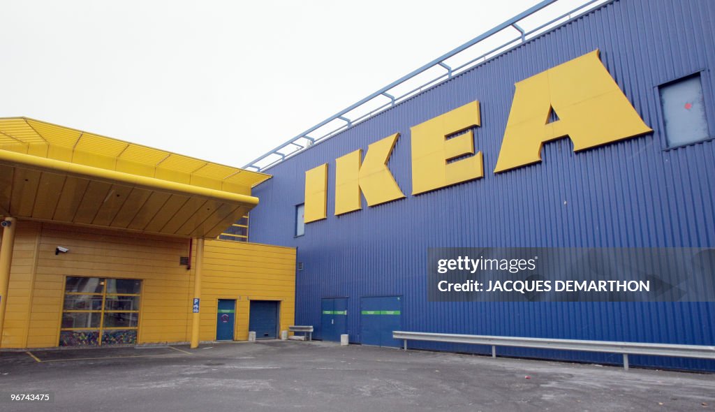 View of the Ikea store in Roissy-en-Fran