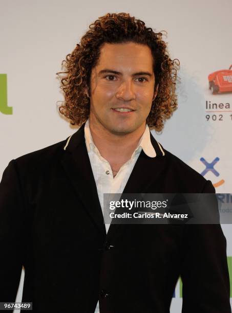 Spanish singer David Bisbal attends the ''Cadena Dial'' 2010 awards at the Tenerife Auditorium on February 11, 2010 in Tenerife, Spain.