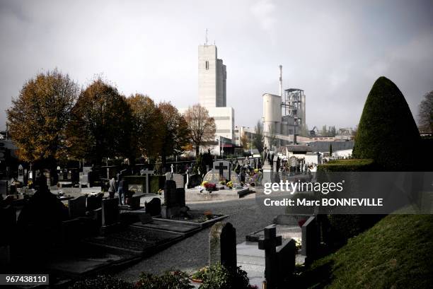 Holcim France S.A.S, 31 octobre 2015, Altkirch, Haut-Rhin, France. Site classé Seveso rouge .